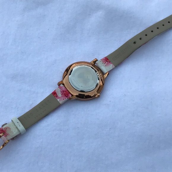 Ted Baker London Watch Leather Floral Band Women W - Picture 9 of 11